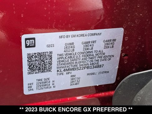 Used 2023 Buick Encore GX Preferred FWD image 28
