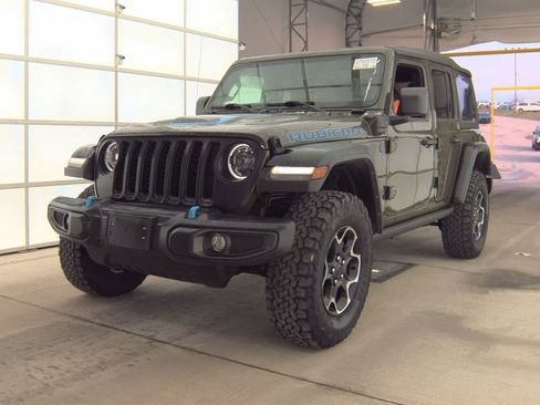 Used 2023 Jeep Wrangler Unlimited Rubicon 4xe w/ Cold Weather Group image 1