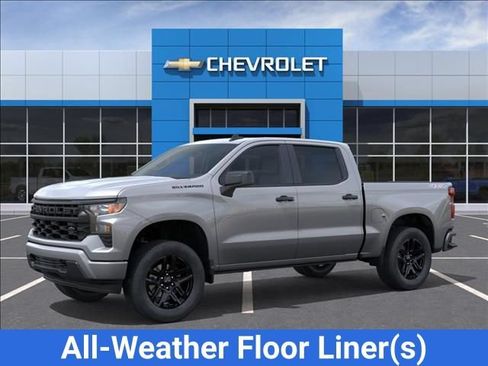 New 2026 Chevrolet Silverado 1500 Custom w/ LPO, Dark Essentials Package AWD/4WD image 2