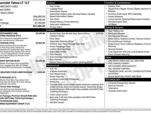 Used 2019 Chevrolet Tahoe LT AWD/4WD image 3