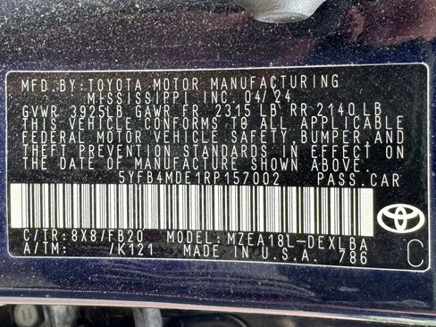 Used 2024 Toyota Corolla LE FWD image 12