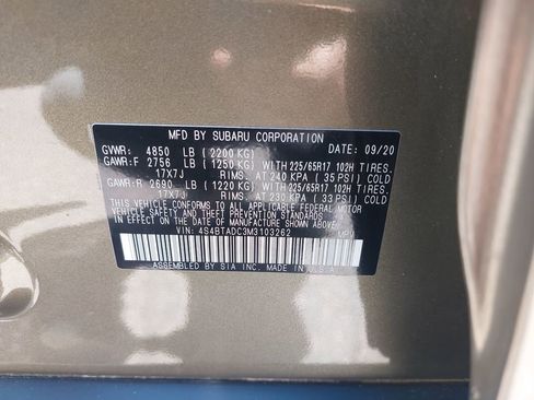 Used 2021 Subaru Outback Premium AWD/4WD image 32