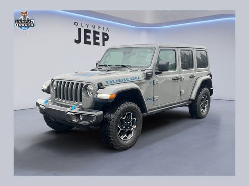 Certified 2022 Jeep Wrangler Unlimited Rubicon 4xe w/ Cold Weather Group image 1