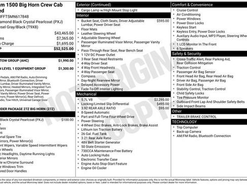 Used 2021 RAM 1500 Big Horn w/ Trailer Tow Group AWD/4WD image 6