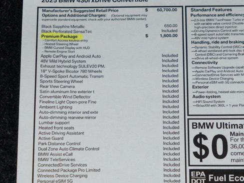 Used 2025 BMW 430i xDrive Convertible image 54
