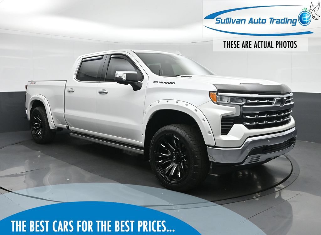 Used 2023 Chevrolet Silverado 1500 LTZ w/ LPO, Dark Essentials Package AWD/4WD image 1