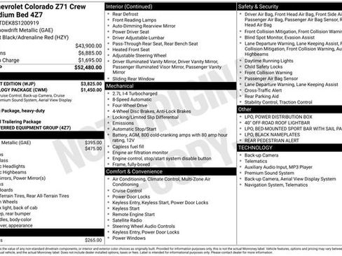 New 2025 Chevrolet Colorado Z71 w/ Midnight Edition image 4