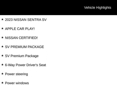 Certified 2023 Nissan Sentra SV FWD image 6