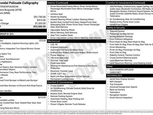 Used 2023 Hyundai Palisade Calligraphy image 2