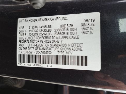 Used 2019 Honda CR-V EX image 37