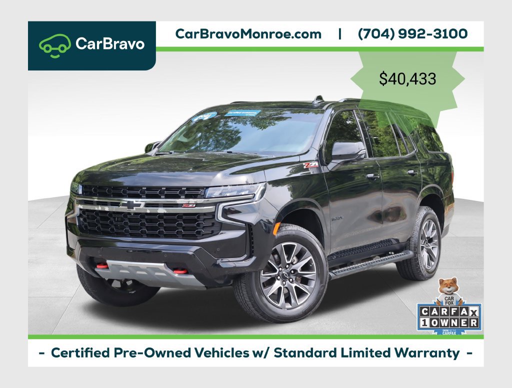 Certified 2021 Chevrolet Tahoe Z71 w/ Z71 Signature Package AWD/4WD 360° Tour