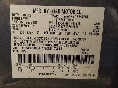 Used 2022 Ford Explorer XLT w/ Equipment Group 202A image 33