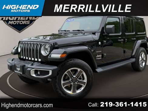 Used 2020 Jeep Wrangler Unlimited Sahara AWD/4WD image 1