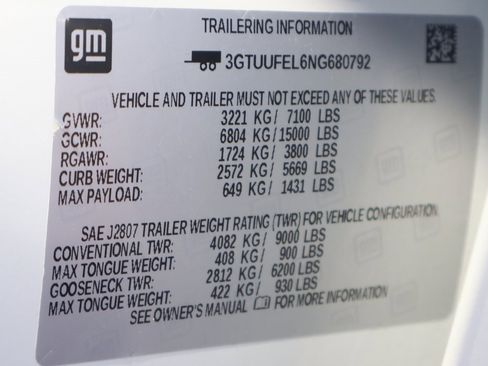 Used 2022 GMC Sierra 1500 AT4X image 60