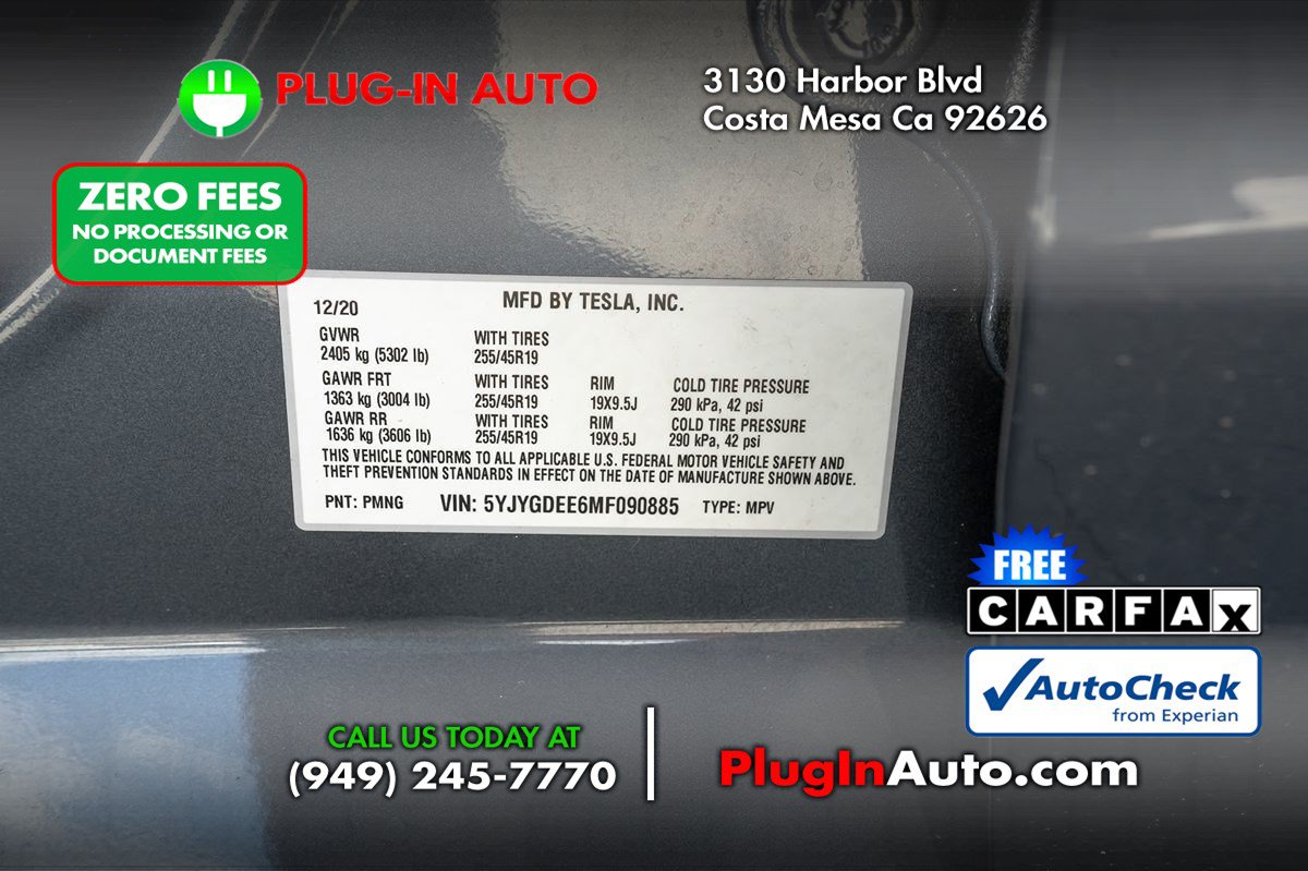 Used 2021 Tesla Model Y Long Range AWD/4WD image 9