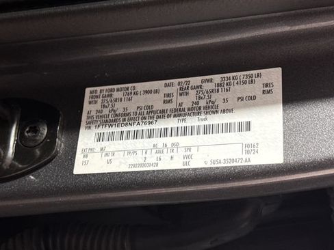 Used 2022 Ford F150 XLT w/ Equipment Group 302A High AWD/4WD image 30