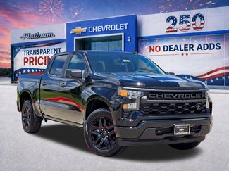 New 2026 Chevrolet Silverado 1500 Custom w/ LPO, Dark Essentials Package RWD 360° Tour