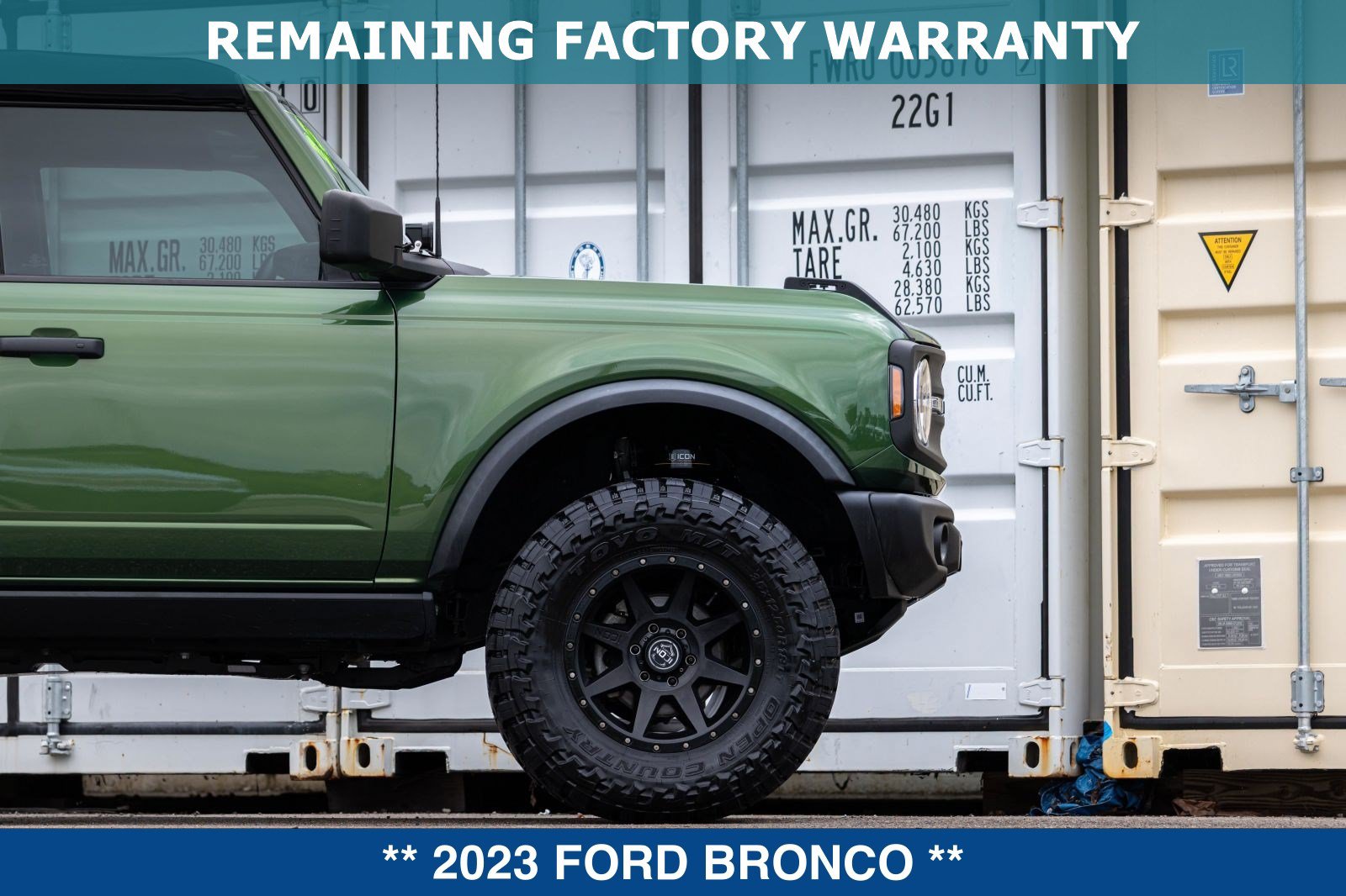 Certified 2023 Ford Bronco Black Diamond AWD/4WD image 33