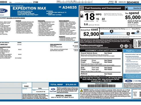 Used 2025 Ford Expedition Max Active AWD/4WD image 2