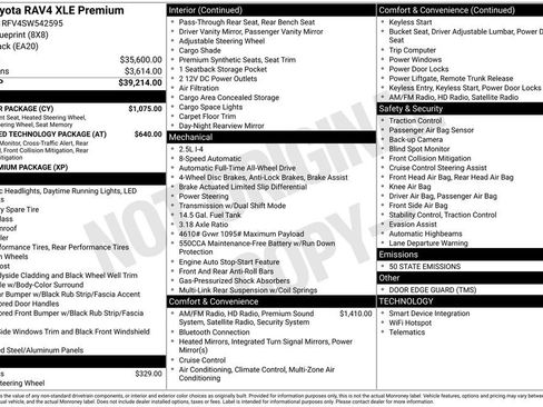 Used 2025 Toyota RAV4 XLE Premium w/ Weather Package image 34