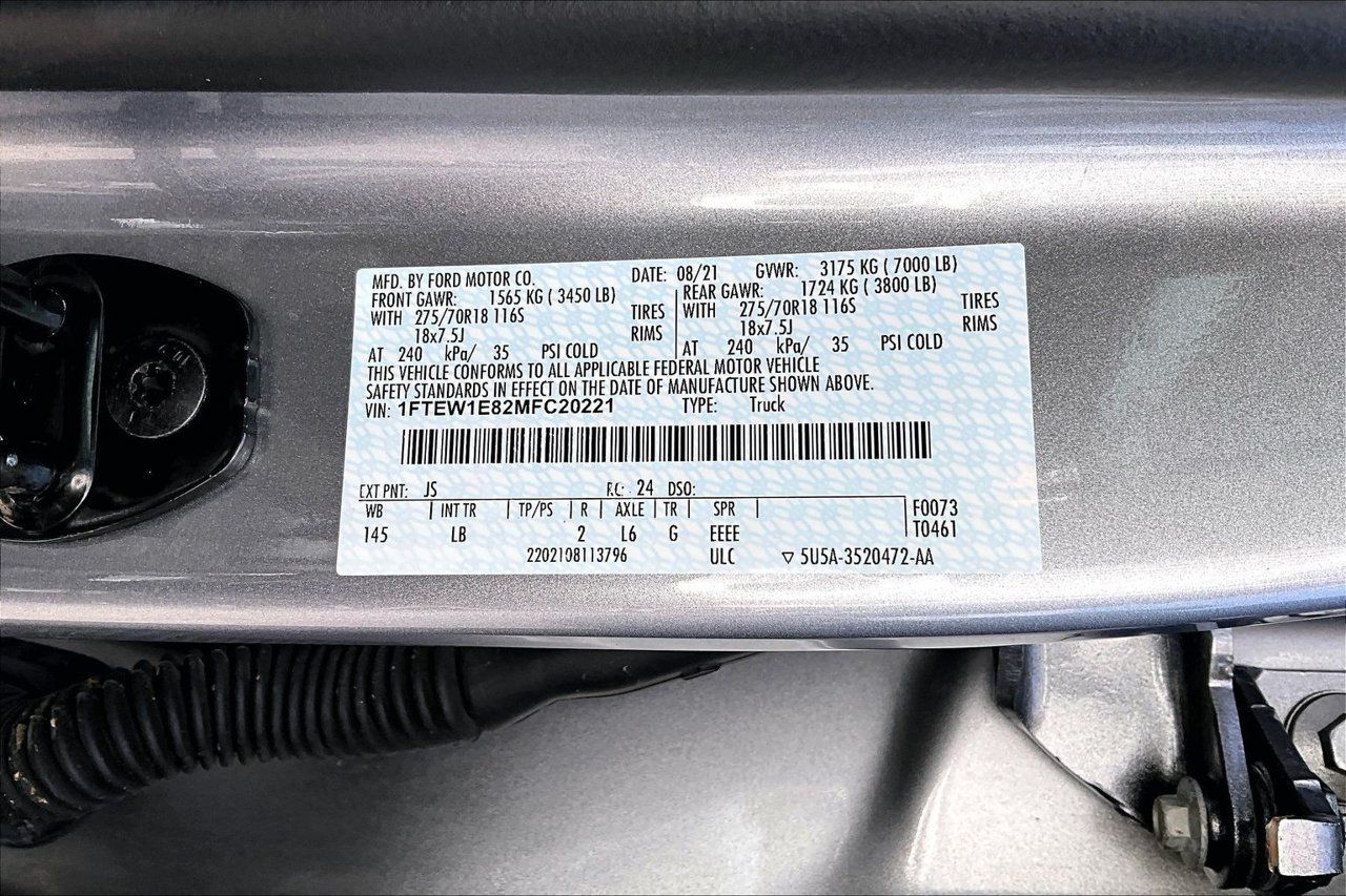 Used 2021 Ford F150 Tremor w/ Equipment Group 401A Mid AWD/4WD image 16