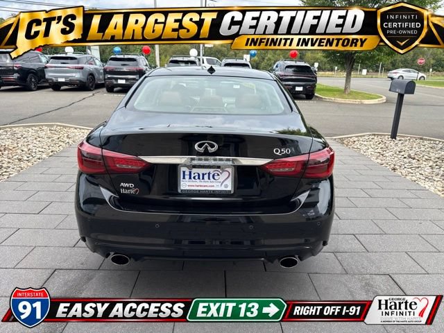 Certified 2024 INFINITI Q50 Luxe w/ Cargo Package AWD/4WD image 7