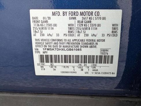 Used 2020 Ford Explorer XLT w/ Equipment Group 202A image 13