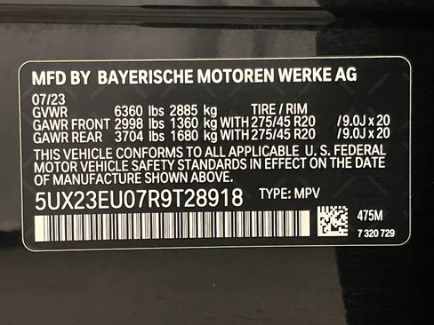 Certified 2024 BMW X5 xDrive40i w/ Parking Assistance Package AWD/4WD image 25