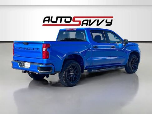 Used 2025 Chevrolet Silverado 1500 Custom w/ Turbomax Blackout Package AWD/4WD image 7