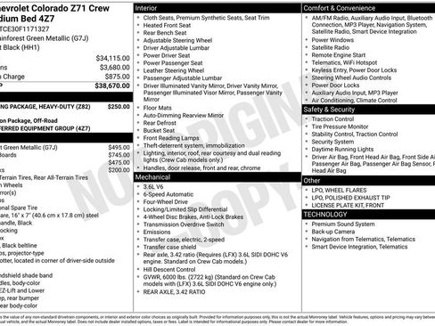 Used 2015 Chevrolet Colorado Z71 image 3