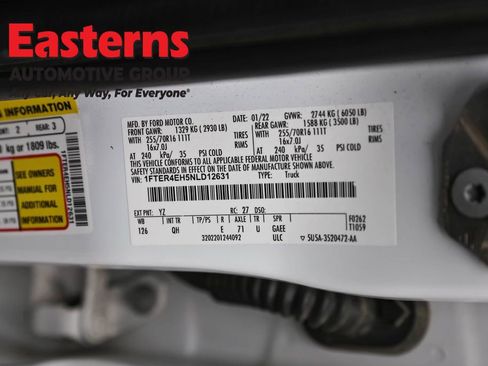 Used 2022 Ford Ranger XL w/ Equipment Group 101A High RWD image 34