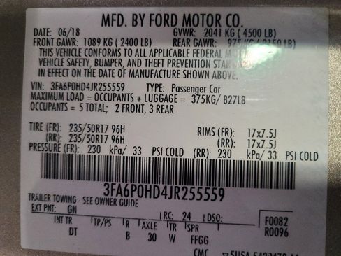 Used 2018 Ford Fusion SE w/ Fusion SE Technology Package FWD image 33