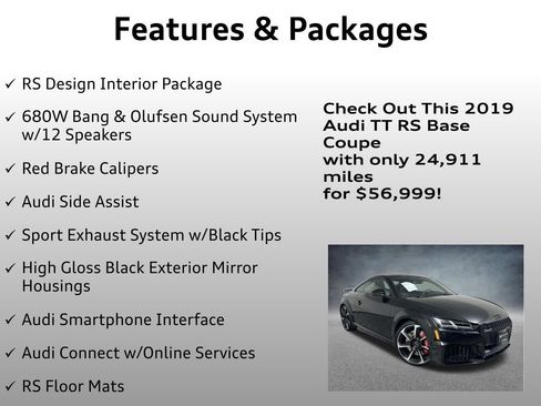 Used 2019 Audi TT RS 2.5T image 20