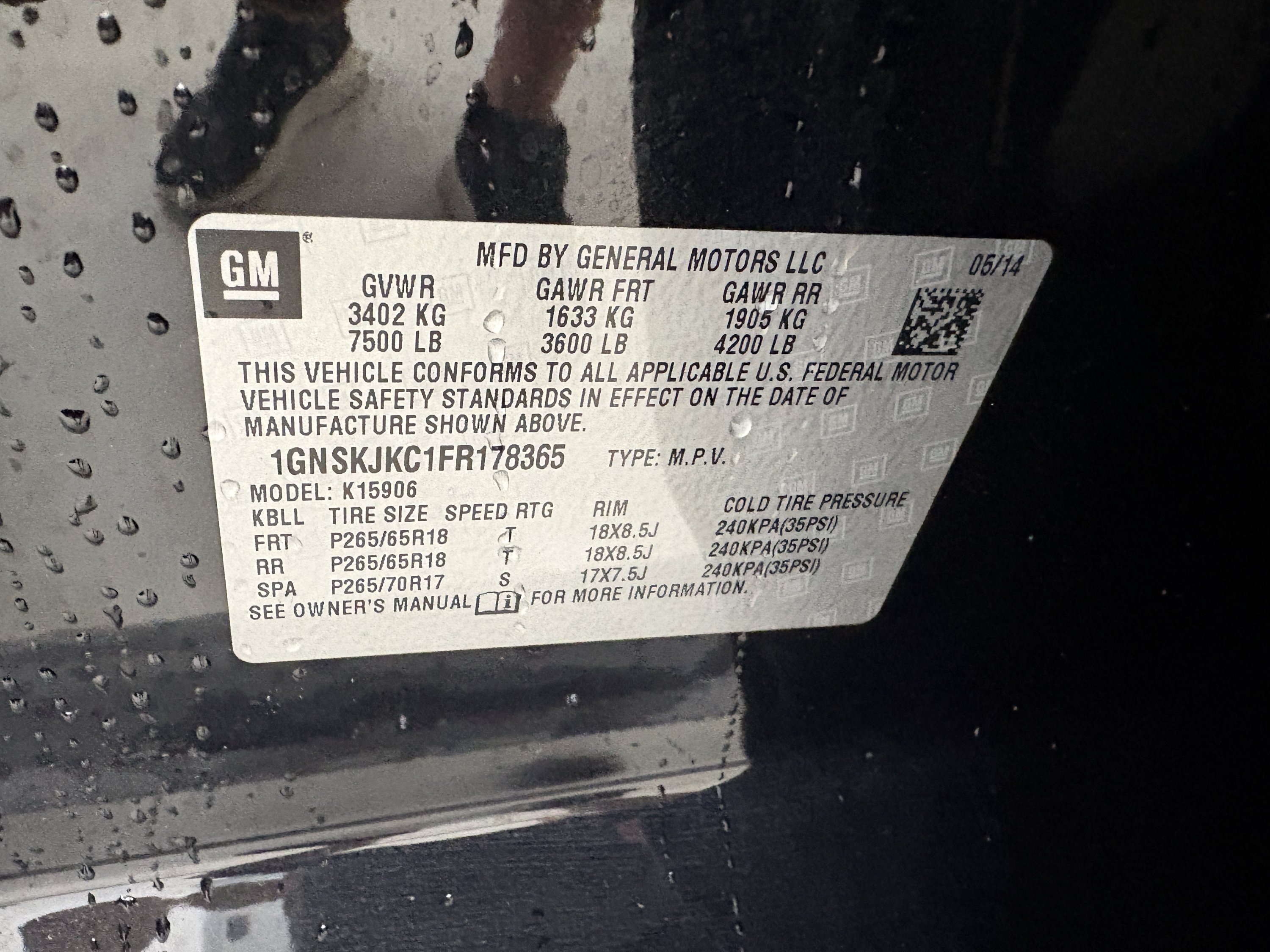 Used 2015 Chevrolet Suburban LT AWD/4WD image 38