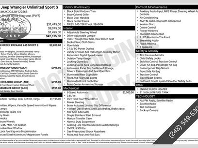 Used 2018 Jeep Wrangler Unlimited Sport S