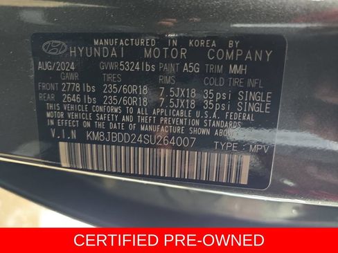 Certified 2025 Hyundai Tucson SEL AWD/4WD image 35