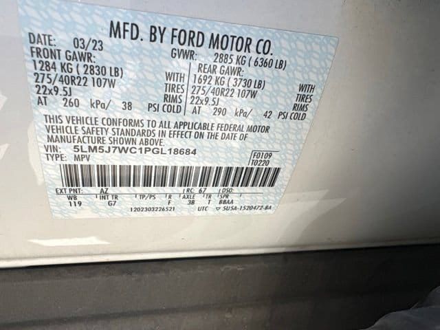 Used 2023 Lincoln Aviator Reserve w/ Equipment Group 201A RWD image 10