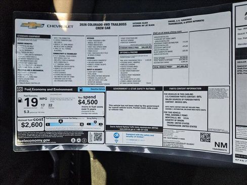 New 2026 Chevrolet Colorado Trail Boss image 18