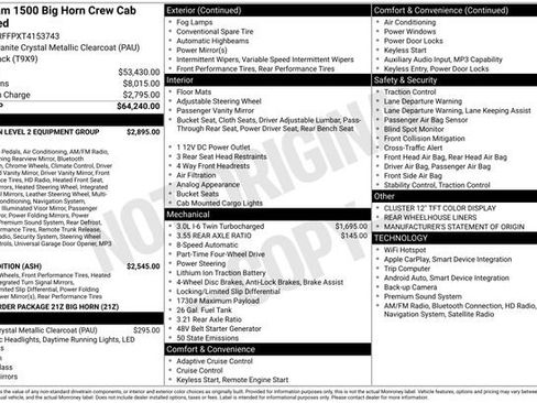 Used 2026 RAM 1500 Big Horn AWD/4WD image 41