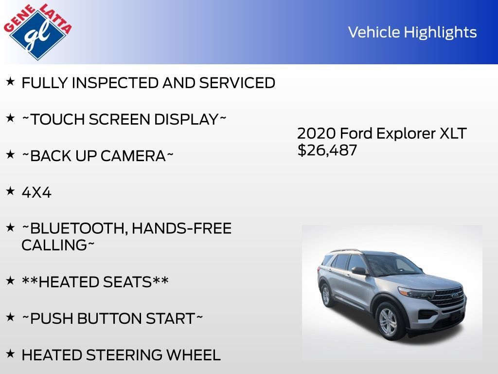 Used 2020 Ford Explorer XLT w/ Comfort Package AWD/4WD image 32