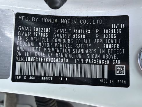 Used 2019 Honda Civic EX-L image 38