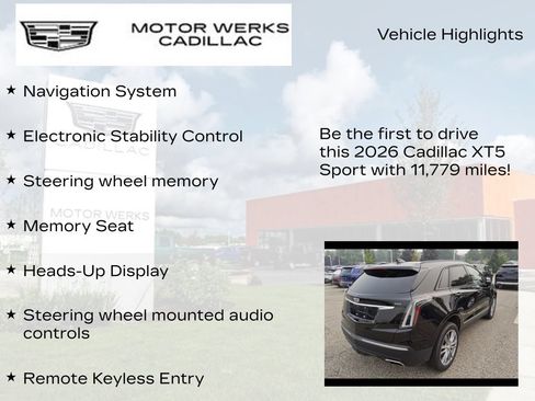 Certified 2026 Cadillac XT5 Sportv AWD/4WD image 6