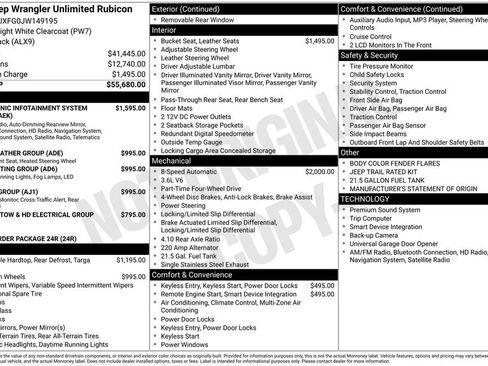 Used 2018 Jeep Wrangler Unlimited Rubicon image 9