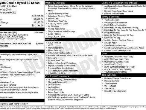 Used 2025 Toyota Corolla SE w/ SE Premium Package image 35