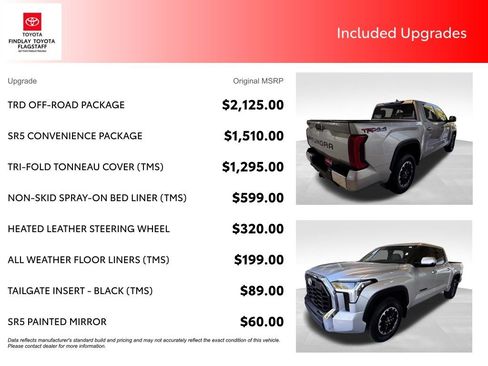 Used 2025 Toyota Tundra SR5 w/ TRD Off-Road Package AWD/4WD image 5
