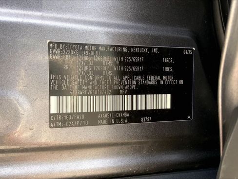 Used 2025 Toyota RAV4 XLE w/ Convenience Package AWD/4WD image 68