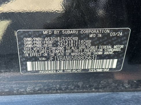 Used 2024 Subaru WRX Limited image 34