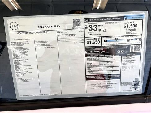 New 2025 Nissan Kicks Play S FWD image 35