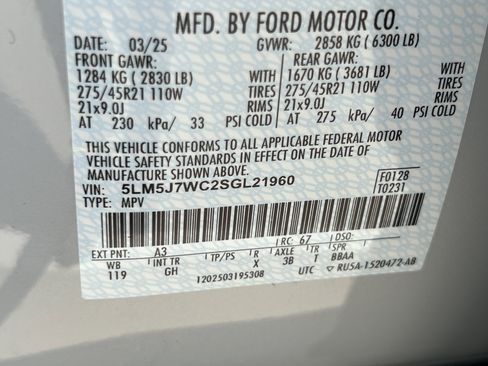 New 2025 Lincoln Aviator Reserve w/ Luxury Package image 34