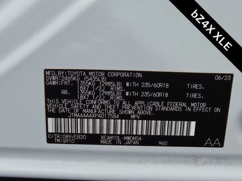 Used 2023 Toyota bZ4X FWD w/ Weather Package image 25